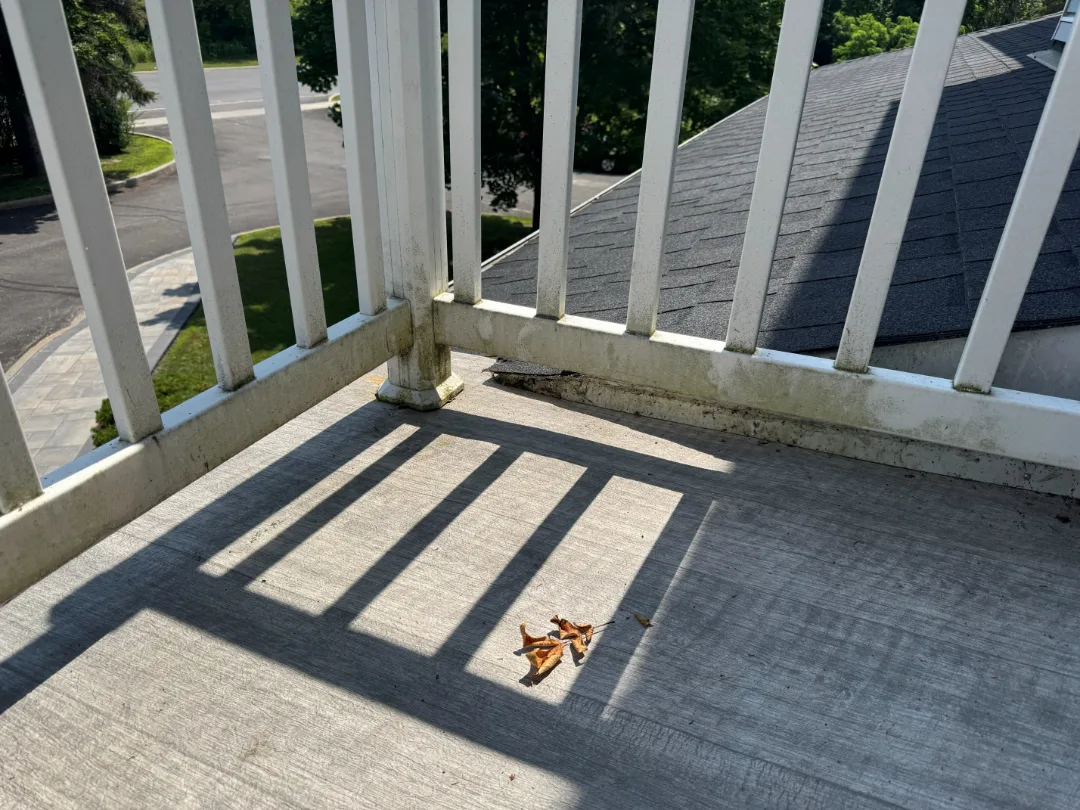 Balcony, before cleaning