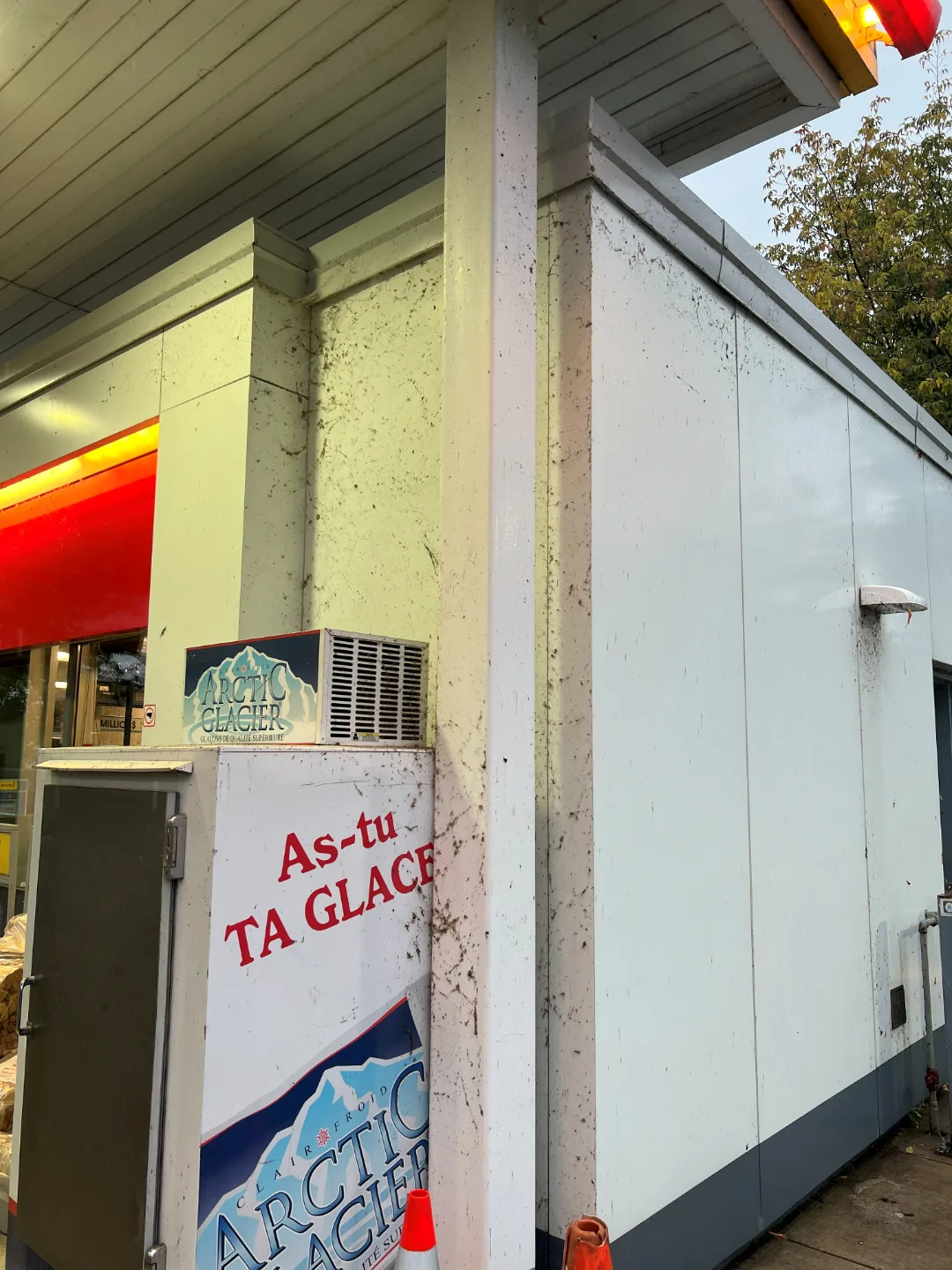 Storefront, before cleaning
