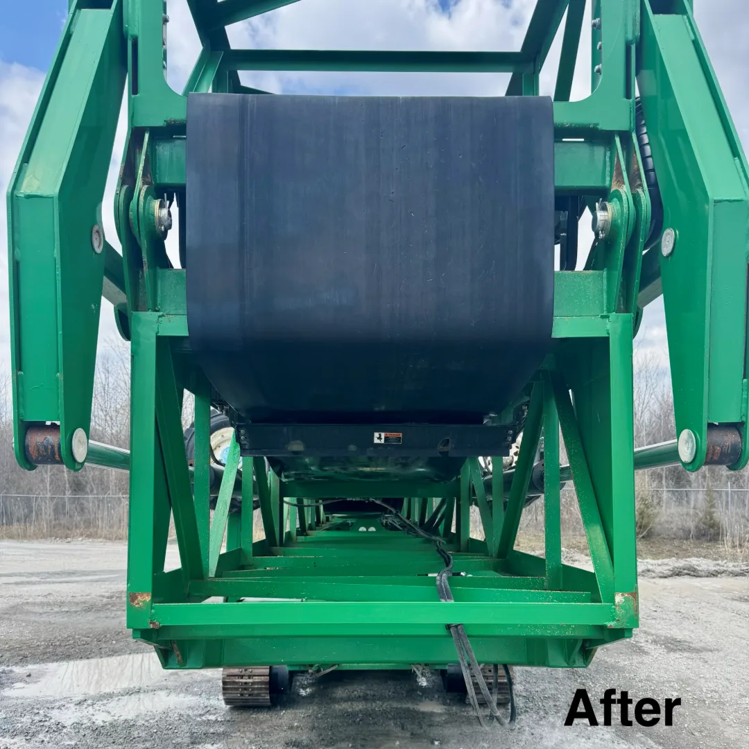 Heavy equipment, after cleaning