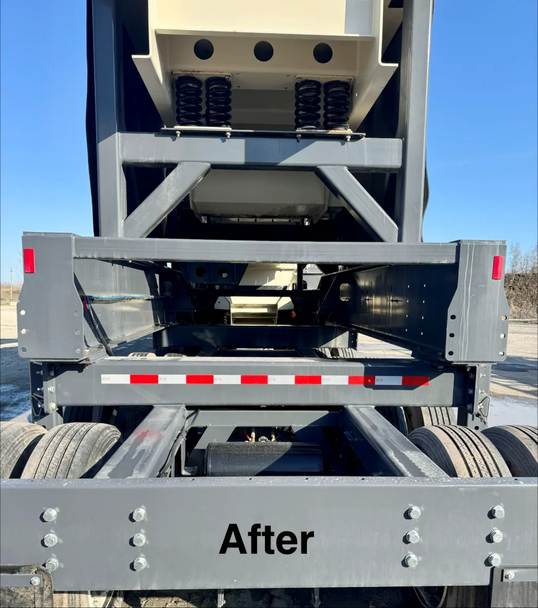 Heavy equipment, after cleaning