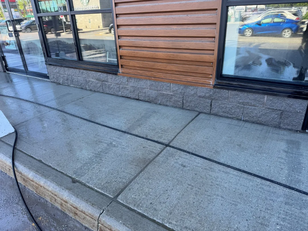 Storefront walkway,